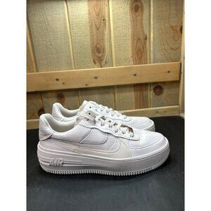 Nike Air Force 1 PLT.AF.ORM Womens Size 8 DJ9946-100 Summit White Sneakers Shoes